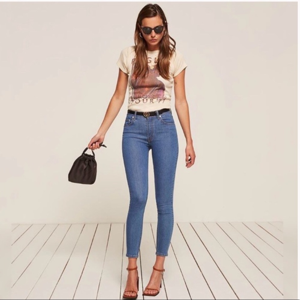 Reformation High & Skinny Jeans - Rhine